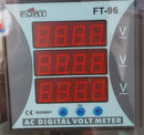 Digital Voltmeter Fort FT-96VD3 size 96x96 mm