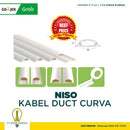 Niso Duct Curva 10x25 H7.6 W18.2 L1.0/2.10