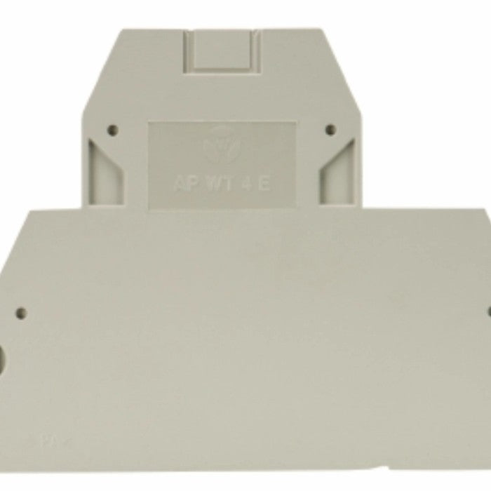 End Plate Wieland Double Deck (07.313.3355.0) AP WT-4E 4mm Grey