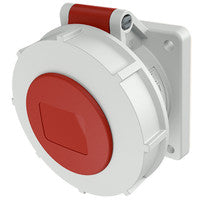 Mennekes 9351 Wall Mounted 3x32A Red/White IP67 230V