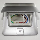 Frame Legrand 54010 Stop Kontak Lantai 3 Modul Aluminium Kosong