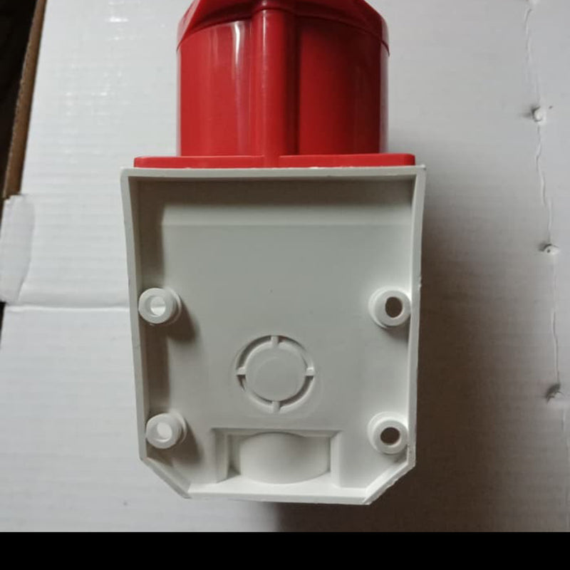Industrial Plug & Socket CEE Wall Socket 5x63A Red/White IP44