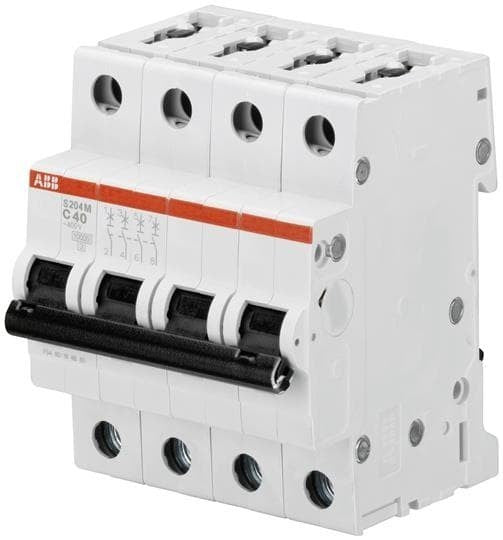 MCB ABB SH 204-C4 4P 4A 4,5kA