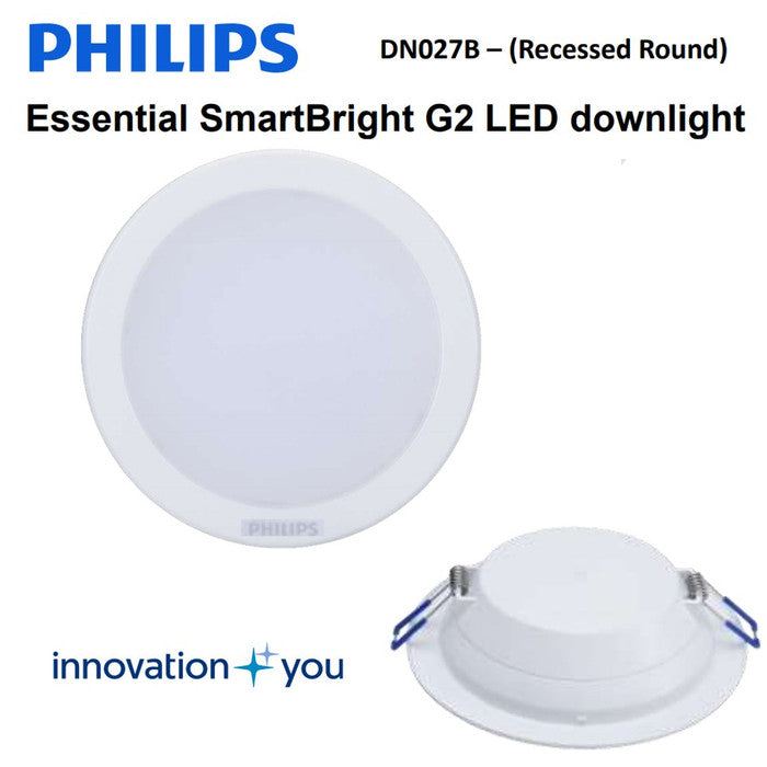 Down Light Philips LED DN027B 7inch LED15/17W Cool White 65K