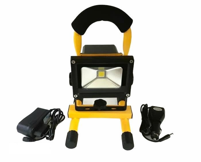 Lampu Sorot LED EWIG 10W Rechargable