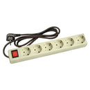 Stop Kontak Uticon ST-1682 6 Lubang Cream OB+Saklar+Kabel