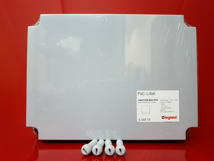 Junction Box Legrand IP55 (656810) 310(H)x230(W)x145(D) Grey