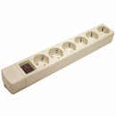 Stop Kontak Uticon ST-1682NC 6 Lubang Cream OB+Saklar