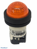 Pilot Lamp Fuji Dome DY22 DOL-E3A Direct, LED 24VDC 22 mm Orange