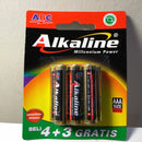 Baterai ABC Alkaline AAA 4+3 grey NA