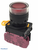 Push Lamp Idec YW1L-MF2E01Q0 22mm 220VAC Red 1NC