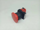 Push Button Switch Fuji Mushroom,AR 22 MOR-10R Momentary 22 mm Red 1 NO