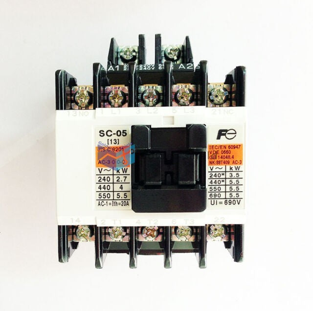 Kontaktor Fuji SC-05 380VAC 5.5KW 4a1b