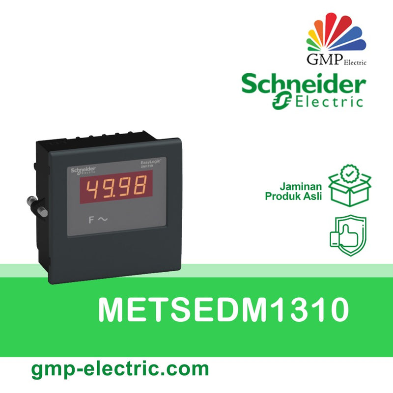 Frequency Meter Digital Schneider METSEDM1310 96x96mm 20-100Hz