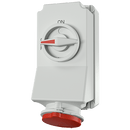 Mennekes Wall Mounted Receptacel 4P 32A 400V IP44 5105A