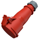 Mennekes 514 Mobile Socket 4x16A Red/White IP44 400V (K)