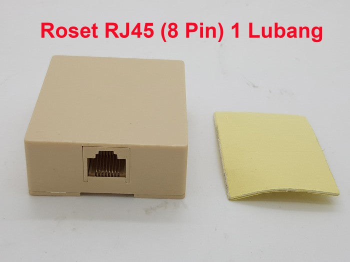 Terminal Roset NB Data RJ45 1 lubang