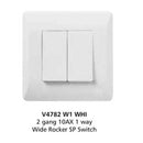 Saklar MK 2 Gang 2 Way White