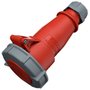 Mennekes 544 Connector 4x16A Red/White IP67 400V (K)
