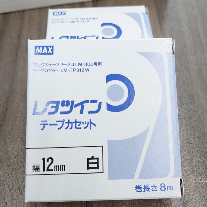 Label Tape Cassete Letatwin LM-TP-312W 12 mm White