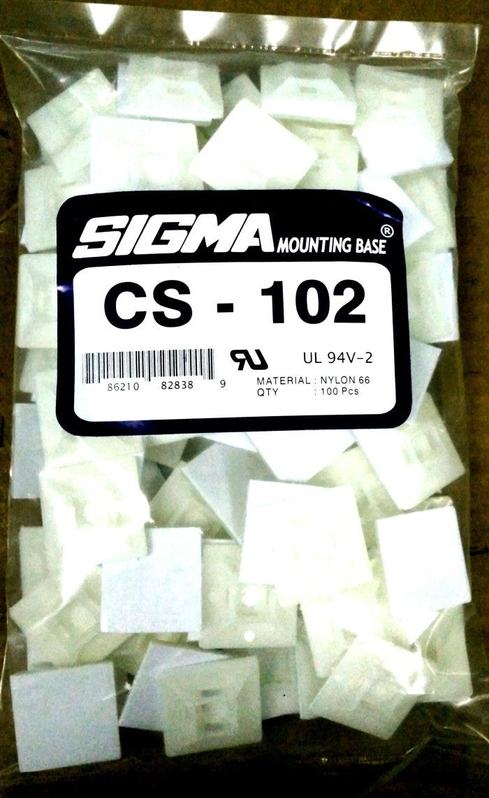 Tie Mount sigma CS-102 28x28 1 pak @100 pc