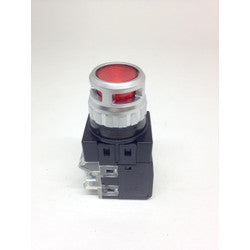 Push Button Lamp Hanyoung LED, Momentary 24Vdc 30 mm Red, CRX-G30MD