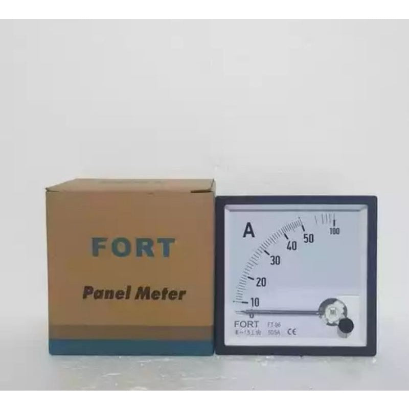 Ampere Meter Fort 96x96 mm 50/5A FT-96A