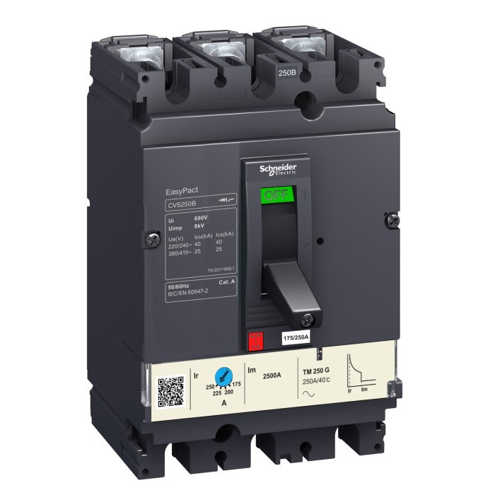 Breaker Schneider CVS100B 3P 25A (17.5-25A) 25kA LV510301