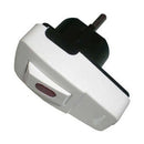 Stecker/Plug Broco 1331165 2P+E White W/ Switch+Lamp