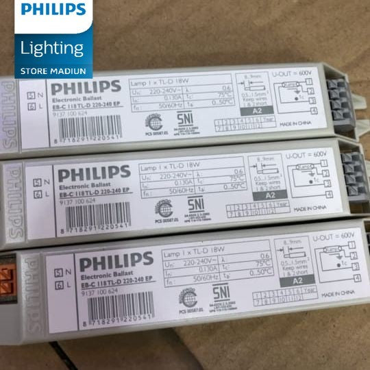 Ballast Philips EB-C Electronic 2x36W Certalum U/TL