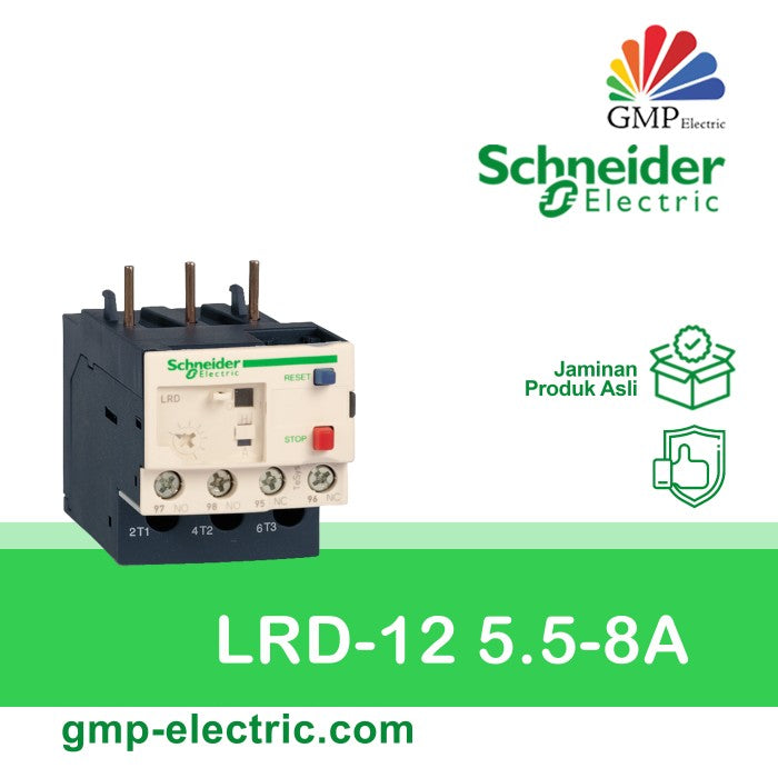 Thermal Overload Relay Schneider LRD-12 5.5-8A
