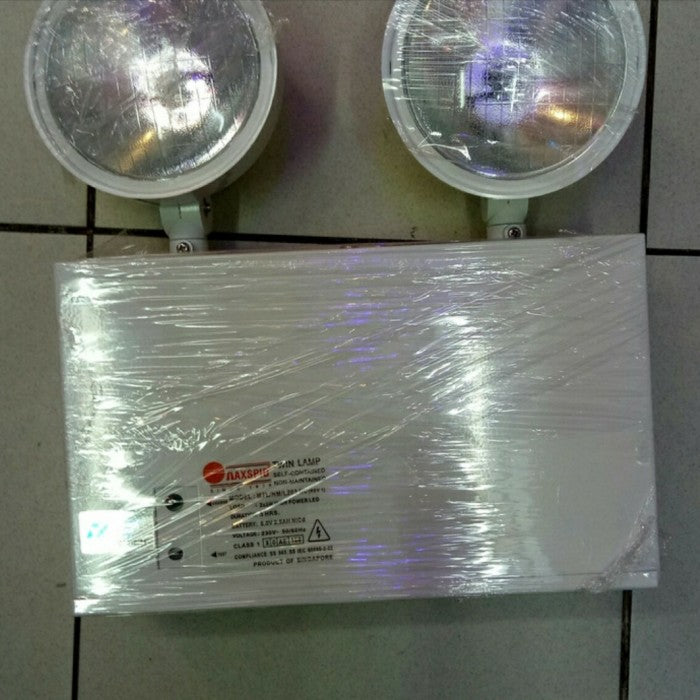 Lampu Emergency Maxspid MTL/NM/210 Twin Spot 2x10Watt White