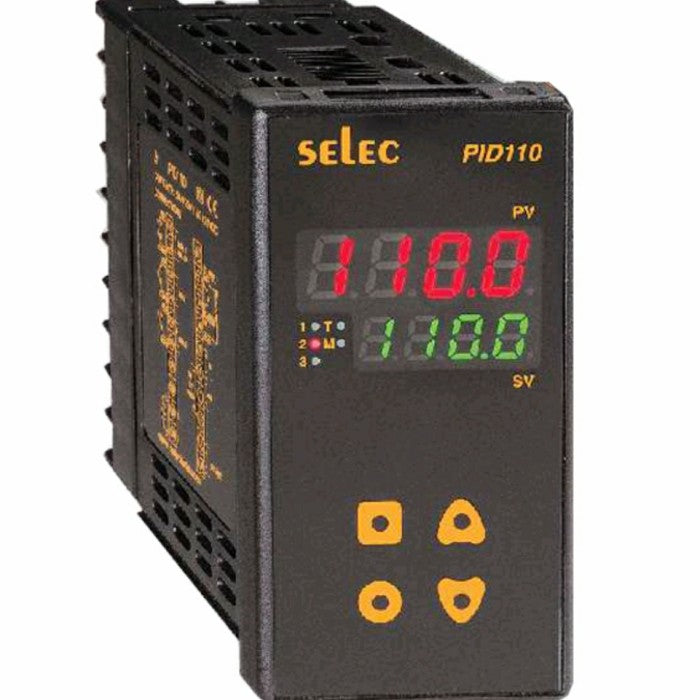 Temp. Control Digital 48x48mm Selec PID500-0-0-00 LED Dual Display 4 Digit 85-270VAC/DC 2Relay