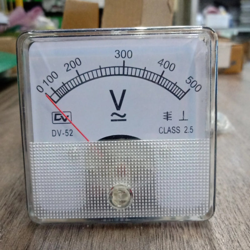 Volt Meter Analog DV-52A (0-500V)