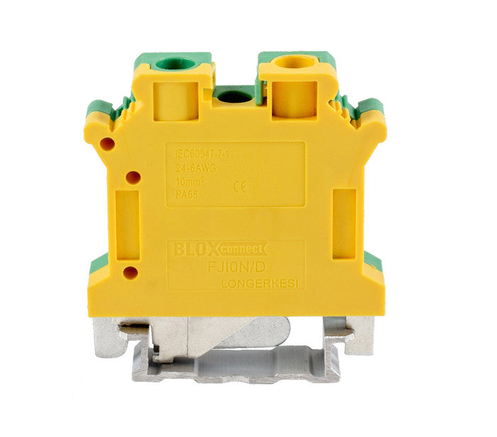 Terminal Blok Blox FJ10N/D 76A 10mm 800V Yellow/Green