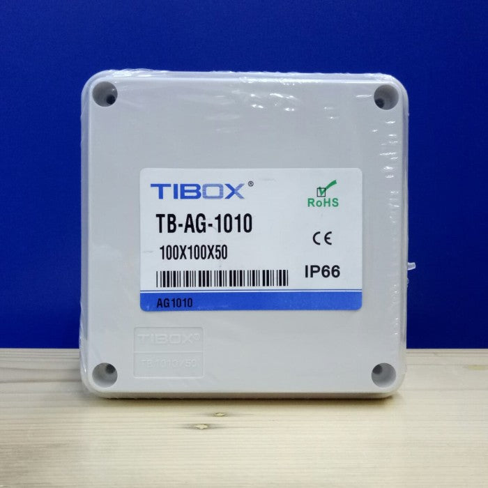 Box PVC TIBOX T-1010/5 W100xH100xD50mm IP66 Cream