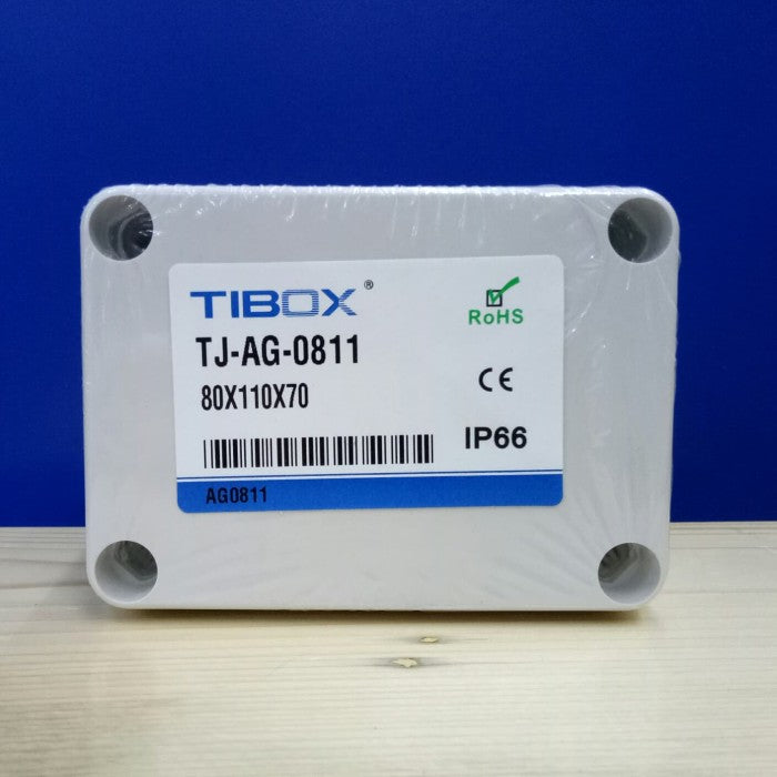 Box PVC TIBOX T-811/7 W80xH110xD70mm IP66 Cream
