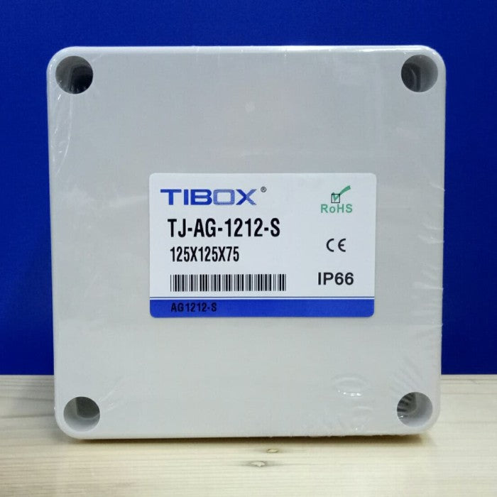 Box PVC TIBOX T-1212/7.5 W125xH125xD75mm IP66 Cream