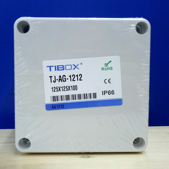 Box PVC TIBOX T-1212/10 W125xH125xD100mm IP66 Cream