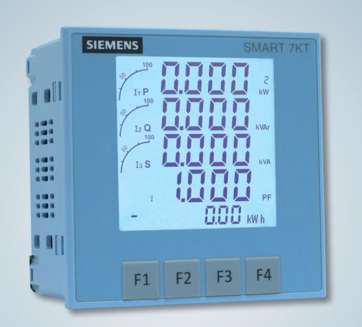 Power Meter Siemens 7KT0310 Accuracy 1, 1 Digital Input, Modbus RTU W96xH96mm