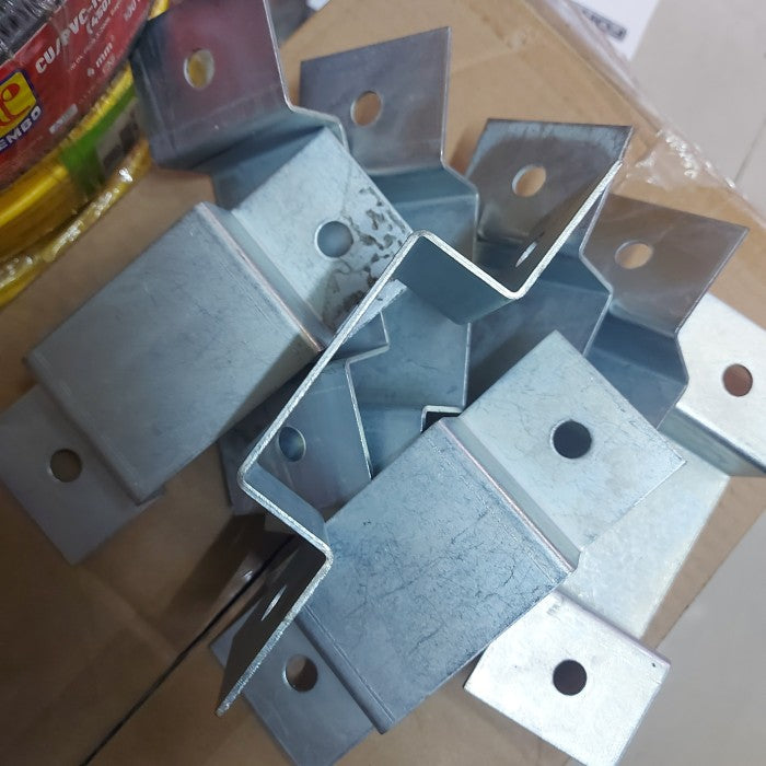 Cover Clamp Trey Tek Electro Type C 200x100 mm Silver Dop/ Dull Grey