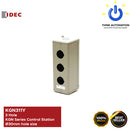 Control Box Steel Idec KGN311Y Dia. 30 mm 3 lubang Grey