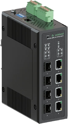 IP SWITCH WIENET L2MS 8G-4POE-4SF Wieland (83.040.0313.0)