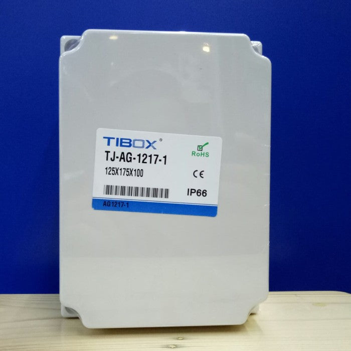 Box PVC TIBOX T-1217/10 W125xH175xD100mm IP66 Cream