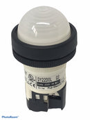 Pilot Lamp Fuji Dome DY22 DOL-Q3W Direct, LED 220VAC 22 mm White