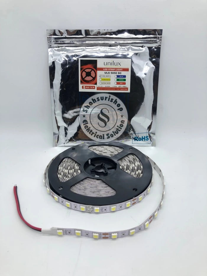 Led Strip Unilux Hijau (GN) @100mtr/roll IP65 type 2835