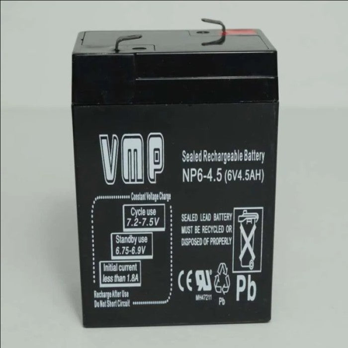 Baterai VMP NP6-4.5 6V 4,5AH Black