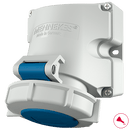 Mennekes 9105 Wall Mounted 3x16A Blue/White IP67 230V