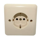 Stop Kontak Arde Broco IB New Gee 2P+E 16A Cream (5511U)