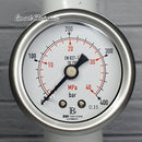 Vacum Pressure Gauge Schuh SF500 4" Bottom Mounting 0~ -76cmHg NA NA